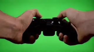 Gaming controller green screen | Free2Use video without watermark