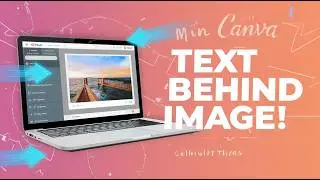 Magic Text Reveal - How to Put Text Behind an Image in Canva (Easy 1-Minute Tutorial)
