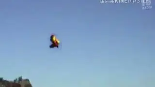 Footage of Logan Paul skydiving when he almost died