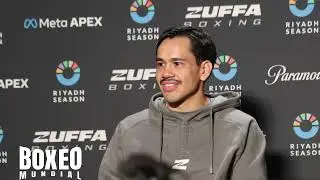 Misael Rodr&iacute;guez analiza su victoria por TKO en #ZuffaBoxing1 | Conferencia post pelea