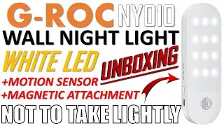 Light the Dark Path! | G-ROC NY010 Motion Sensor LED Wall Night Light Unboxing