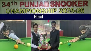 34 punjab snooker championship 2025-26 | finals