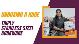Triply Stainless Steel Cookware Haul/ Unboxing Stahl, Bergner and Vinod Brand Triply Cookware Sets