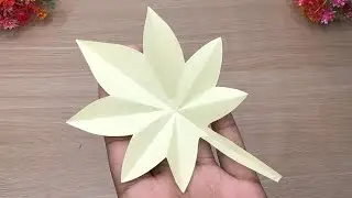 Paper Maple Leaf | Easy Origami Leaf Tutorial | DIY Craft