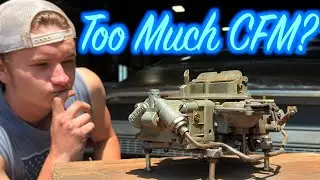Your CARBURETOR is TOO big! or is it?