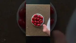 Cherry Tomato Cutting Hack