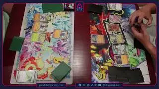Pokemon TCG Locals Round 1 - Cynthia's Garchomp VS Teamm Rocket's Tyranitar