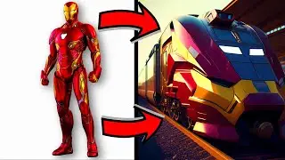 AVENGERS but TRAIN-VENGERS | 💥 All Characters 💥 Reincarnation of Heroes 💥