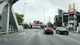 DRIVING BRISBANE AUSTRALIA 4K - CROSSING THE STORY BRIDGE INTO DOWNTOWN - AMBIENT DRIVE TV