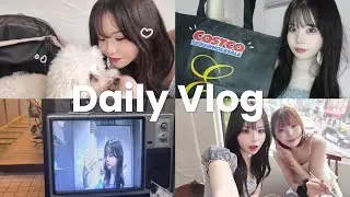 【Vlog】家族とお出かけ🐶＆コストコでダイエット食品爆買い購入品紹介🛍️♡ご飯/カフェ/買い