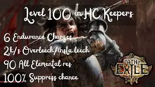 Level 100 in HC Keepers with Slayer Earthshatter