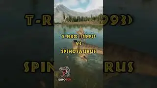 T-Rex (1993) vs Spinosaurus | #dinos #jurassicpark #dinosaur #gameplay #gaming #jurassicworld #dino