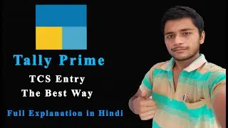 TCS in Tally Prime in Hindi | Tally Prime TCS Entry | Tally Prime TCS Calculation | TCS in Tally |