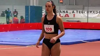 Marta Musladin CRO Women's High Jump 168 cm 2nd Place Christmas Meeting Zagreb 2025