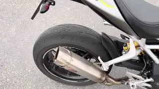Speed Triple 1200RS | Akrapovic | Link pipe | Decat | Rev sound | Deep sound
