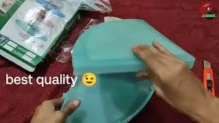 Bathroom Organizer unboxing & review & installation/bathroom Corner Plastic shelf/traingler shaped