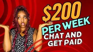 GET PAID $200 PER WEEK  TO CHAT WITH PEOPLE AS A CHAT OPERATOR | remote jobs| work from home