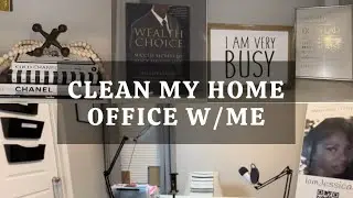 Clean my Home Office with me + an &ldquo;Dose of Inspiration with Jess&rdquo; 💜 #cleaning #homeoffice 