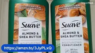 #Suave Almond and Shea Butter #Shampoo and #Conditioner #Review