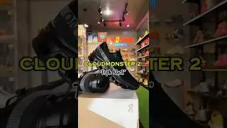 CLOUDMONSTER 2 &ldquo;Triple Black&rdquo; #oncloud #cloudtech #running #runningshoes #sneakerstore #shoes