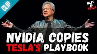 NVIDIA CEO Praises Tesla as #1 in Autonomy Despite New AI Reveal - Elon's Response!