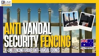 Secure Your Fence: Anti-Vandal Fixings by K-Line Fencing Group | Perth Security Fencing Solutions