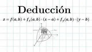 DEDUCCIÓN de fórmula de PLANO TANGENTE | CALCULO VECTORIAL