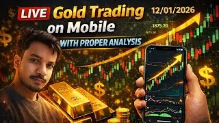 Live Gold Trading on Mobile 🔥 | Real Analysis, Real Moves||12 January 2026