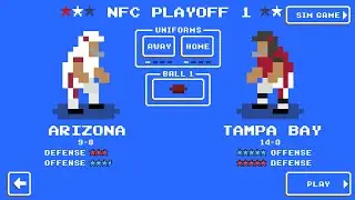 Retro Bowl Series - Divisional - Arizona Cardinals @ Tampa Bay Buccaneers 