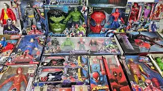 Avengers Superhero Hulk Ironman Spiderman Captain America Batman Carnage Flash Toys Unboxing Video