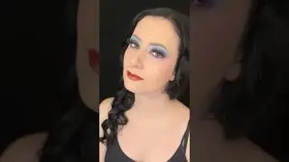 Bright Colorful Red Blue Purple Makeup