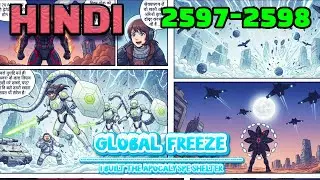 Global Freeze Hindi Episodes 2597-2598 i Built the Apocalypse Shelter #mangarecap#mangaedit#manhwa