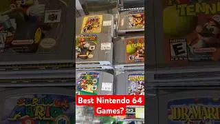 Best Nintendo 64 Games Ever?! #nintendo #videogames #retrogaming #shorts #fyp #n64 #nintendo64