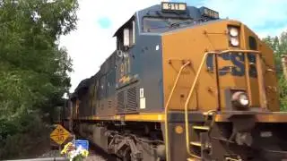 An Hour Of CSX Freight Trains In St Denis Station, MD