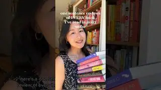 one sentence book reviews 2023 so far #booktube (not the sped up baby voice to make this 60 sec 💀)