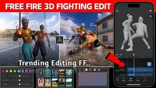 Free Fire 3D Fighting Reels Editing Tutorial | Free Fire 3D Animation Edit | FF Reels Edit 🦅🖥