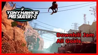 Tony Hawk Pro Skater 1+2 - Downhill Jam All Goals! | Guide