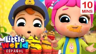 El Policía De Los Cupcakes 🧁 | Canciones Infantiles | Little World En Español