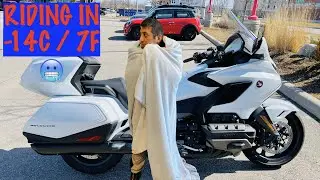 Riding Honda GoldWing in Extremely Cold Weather