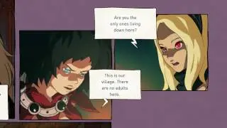 Gravity Rush Remastered - Kat Helps the Kids at Boutoume Art Scene! HQ