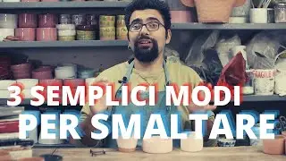 Corso di Ceramica: 3 modi Veloci per Smaltare le nostre Ceramiche.
