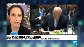UN Syria envoy De Mistura to step down