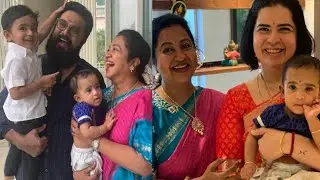 Radhika Sarathkumar 😍 granddaughter ❤️ ear piercing ceremony 😍 latest photos 😍😎 Cineworld 😎