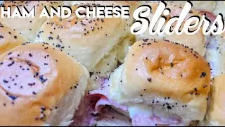 Easy ham and cheese slider | ham and cheese slider | Hawaiian ham and cheese sliders in the oven