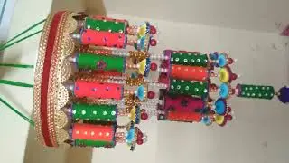DIY Jhumar #06 Best out of waste thread spool wall hanging ! Best Reuse idea ! Smart Art And Crafts