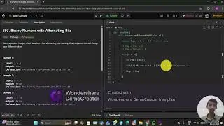 LeetCode Daily Challenge | Binary Number with Alternating Bits 🔁 | Easy Bit Manipulation Trick