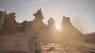 Cinematic Deep Desert Race - Dune Bike Racing