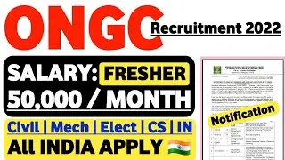 ONGC Recruitment 2022 | Fresher Eligible | Salary : ₹50,000 | MRPL Recruitment 2022 @KKSINDIAN
