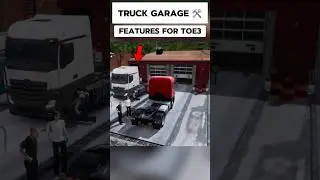 features for toe3 part 3. animated truck garage 🛠️🚛