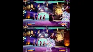 Photas the invincible macro cheater in action THE KING OF FIGHTERS XV